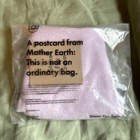 Stone Fox Swim Sola Bikini Bottom in Orchid Petal Terry - Picture 14 of 16